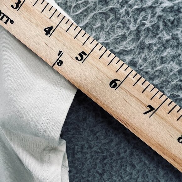 Zenergy Chicos Womens Top 0 Small Tan Embellished Short Sleeve Pullover Shirt - Picture 10 of 10